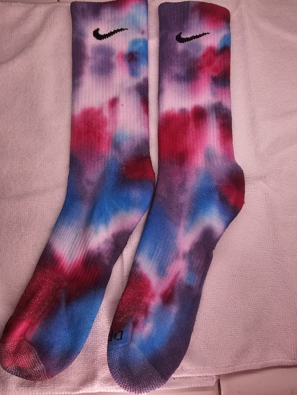 ✨️🌙Nike Socks Custom Tye Dye "Galaxy Dreams"✨️🌙